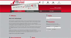 Desktop Screenshot of cadwiesel.de