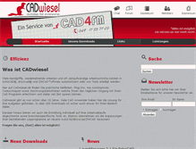 Tablet Screenshot of cadwiesel.de